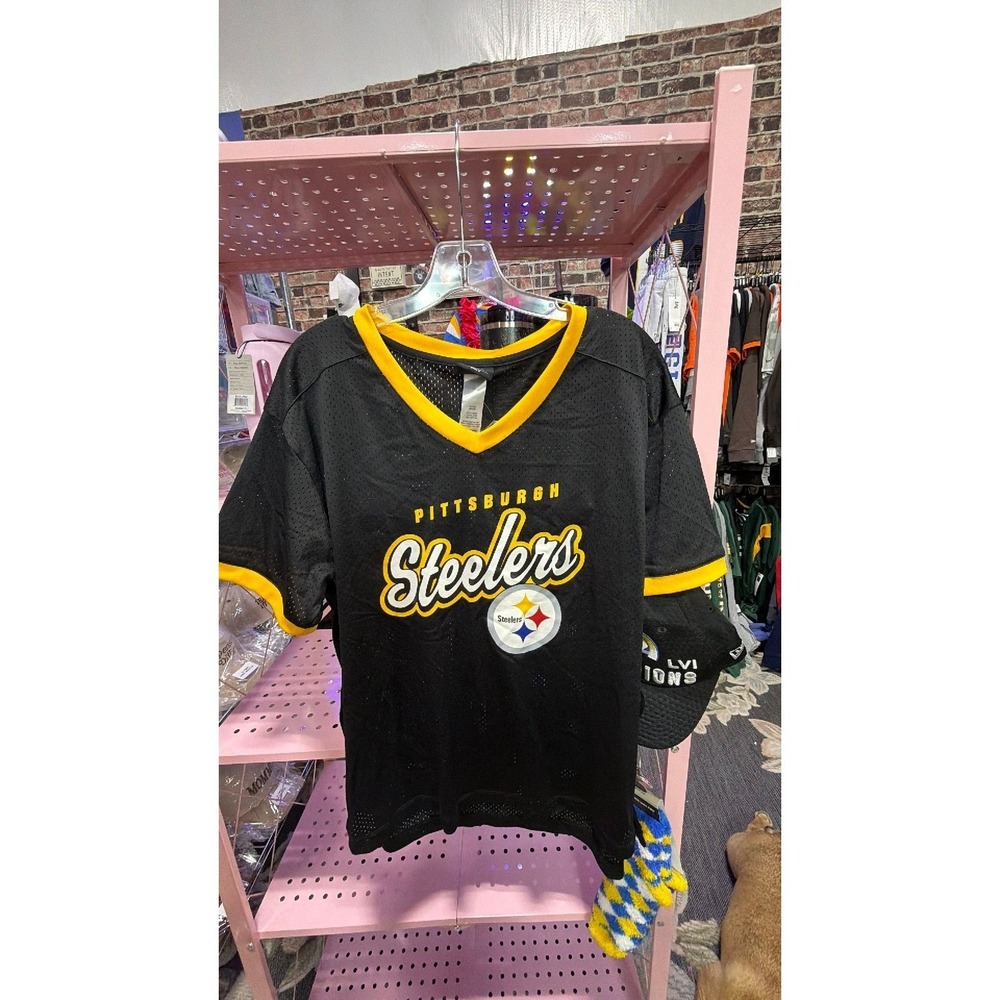 NFL Pittsburgh Steeler V-Neck Jersey M 7/9
